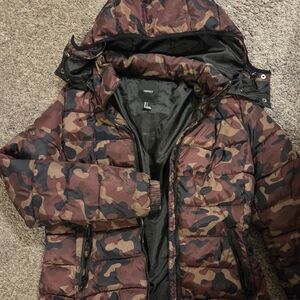 Camouflage Puffer Jacket